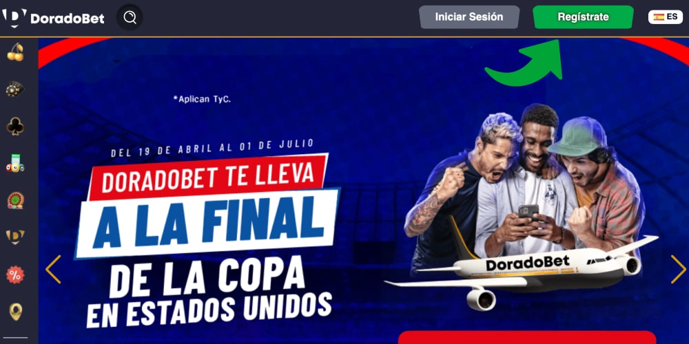 Bonos y promociones disponibles en la App Doradobet